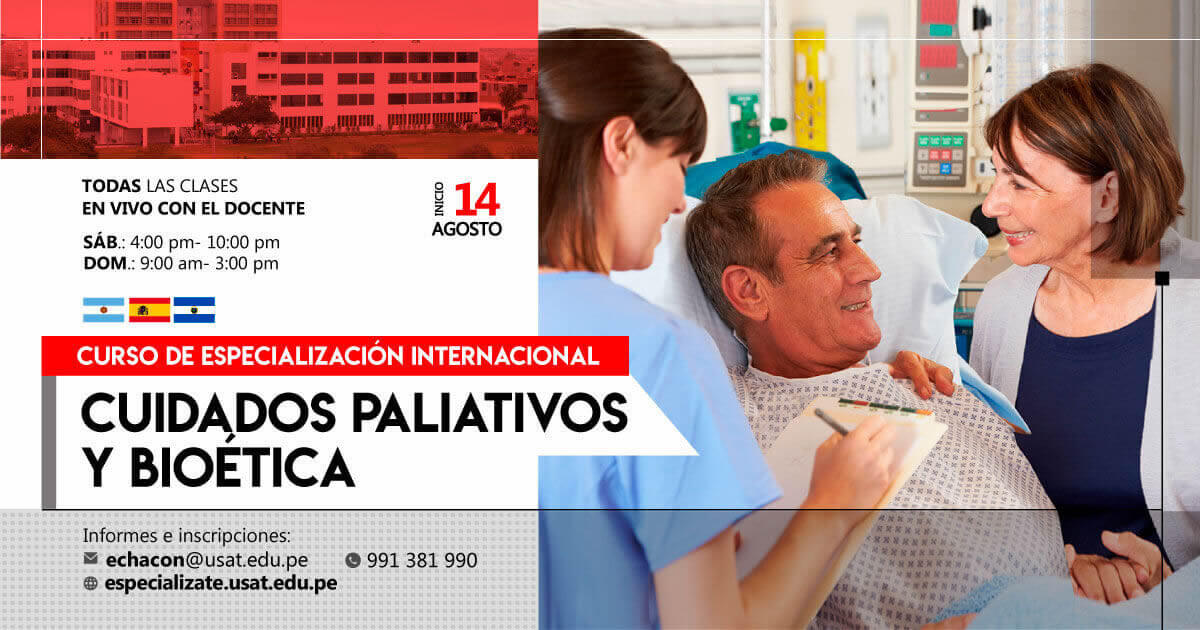 (NO VIGENTE) Curso de Especialización Internacional. Cuidados Paliativos y Bioética